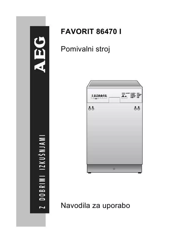 Mode d'emploi AEG-ELECTROLUX F86470I-M