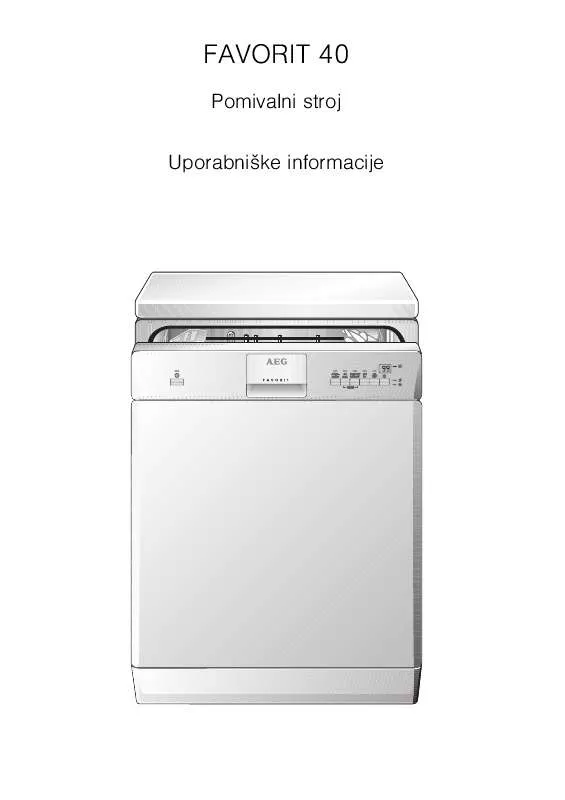 Mode d'emploi AEG-ELECTROLUX FAV40W