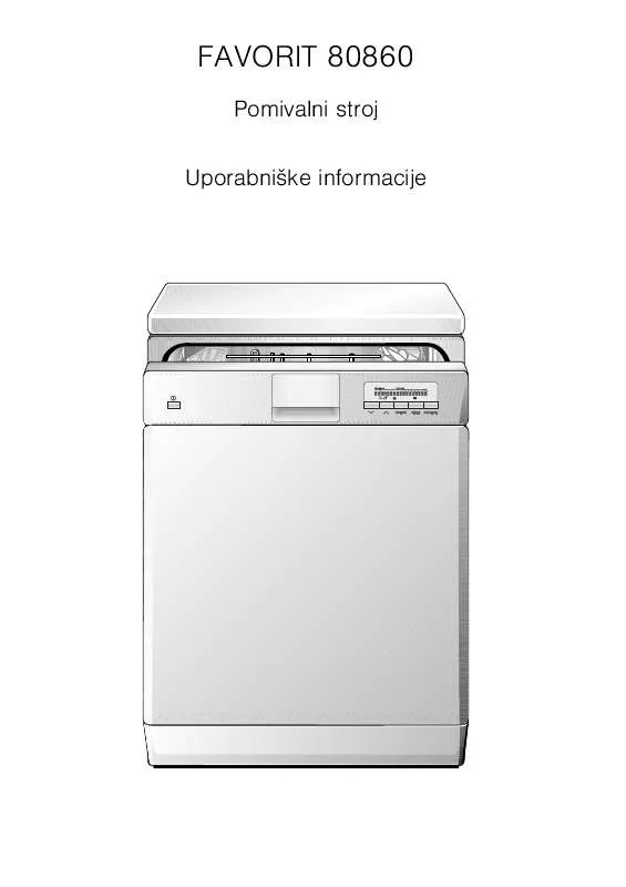 Mode d'emploi AEG-ELECTROLUX FAV80860