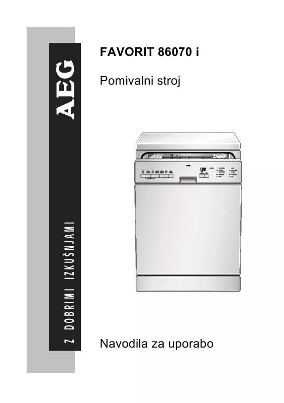 Mode d'emploi AEG-ELECTROLUX FAV86070IA