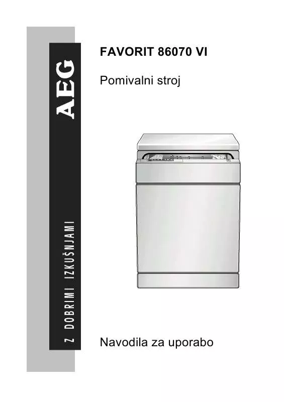 Mode d'emploi AEG-ELECTROLUX FAV86070VI