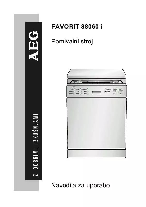 Mode d'emploi AEG-ELECTROLUX FAV88060I-A