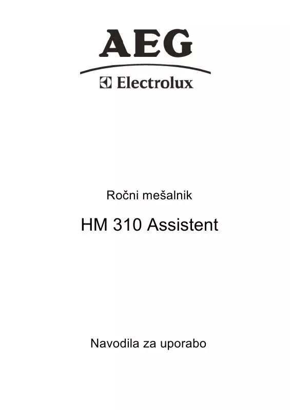Mode d'emploi AEG-ELECTROLUX HM310