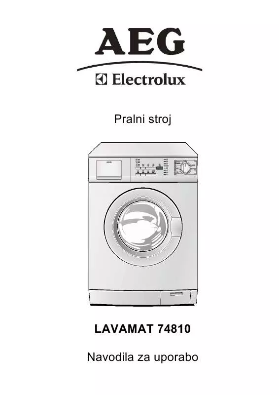 Mode d'emploi AEG-ELECTROLUX L74810