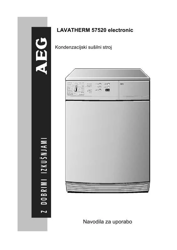 Mode d'emploi AEG-ELECTROLUX LTH57520