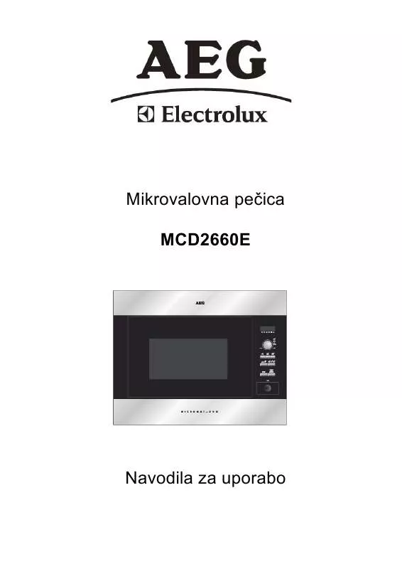 Mode d'emploi AEG-ELECTROLUX MCD2660E-M