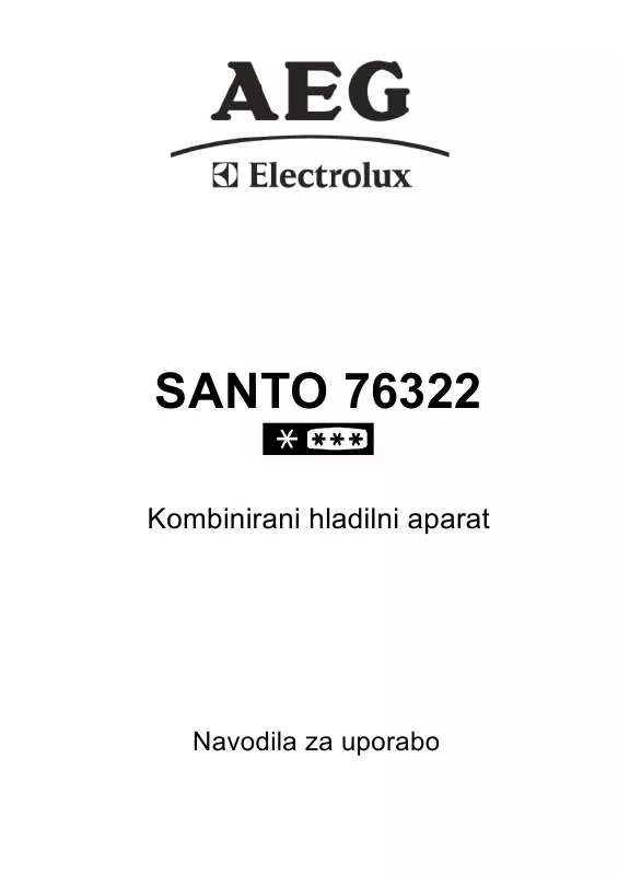Mode d'emploi AEG-ELECTROLUX S76322KG