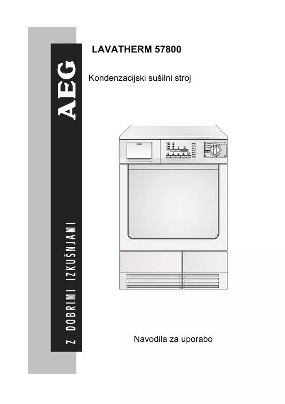 Mode d'emploi AEG-ELECTROLUX T57800