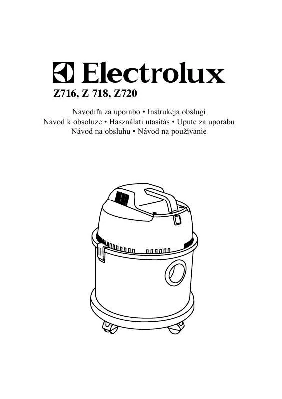 Mode d'emploi AEG-ELECTROLUX Z720