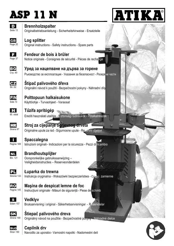 Mode d'emploi ATIKA ASP 11 N