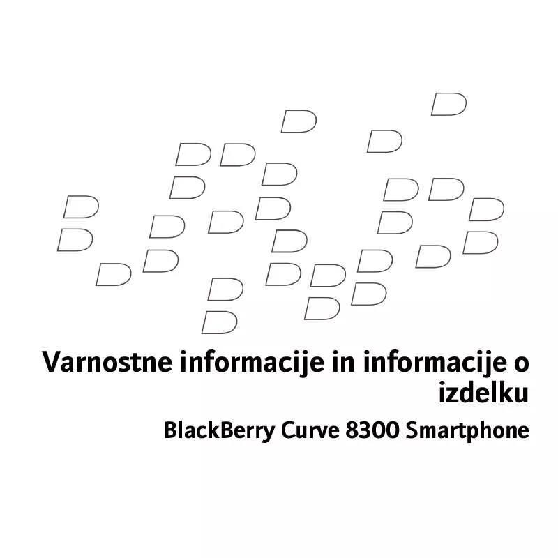 Mode d'emploi BLACKBERRY CURVE 8300