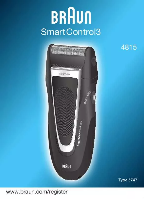 Mode d'emploi BRAUN SMARTCONTROL3