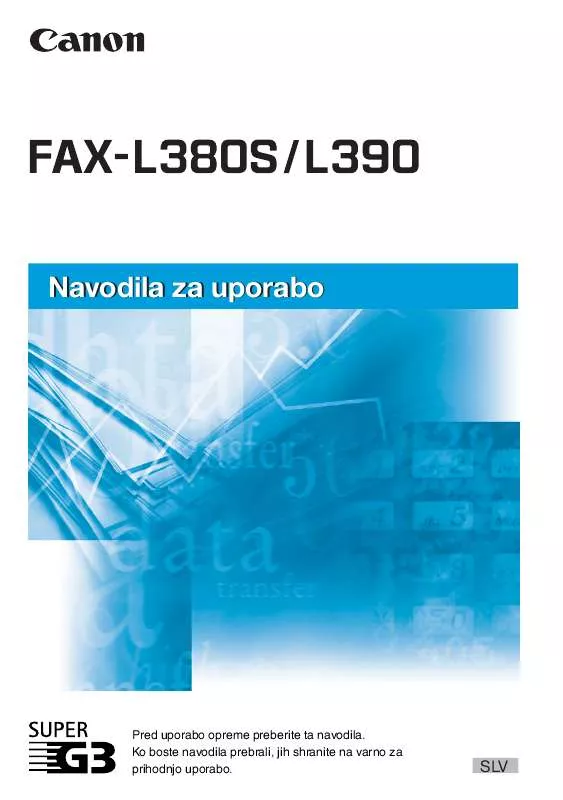 Mode d'emploi CANON FAX-L380S