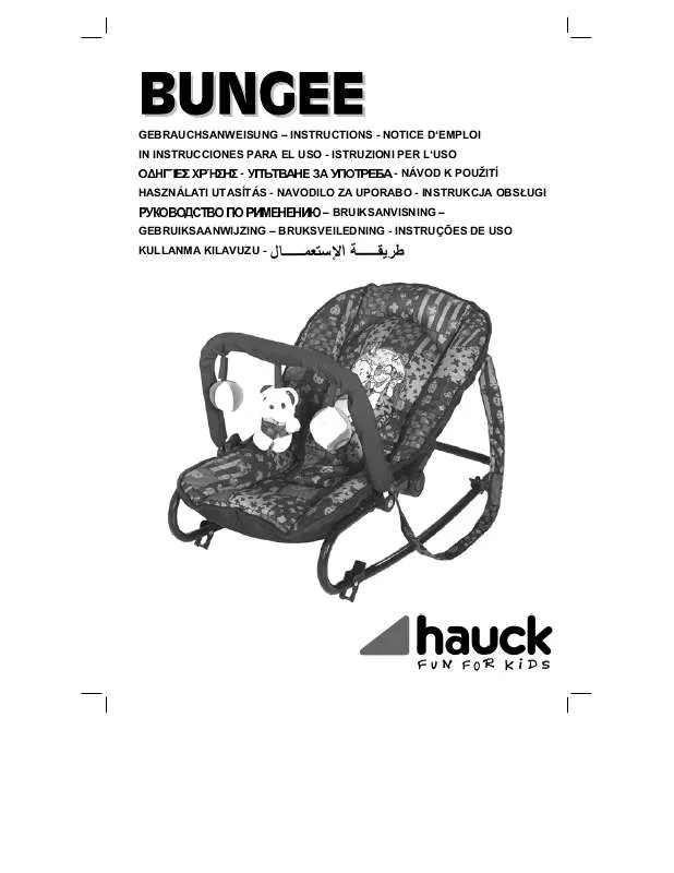 Mode d'emploi HAUCK BUNGEE