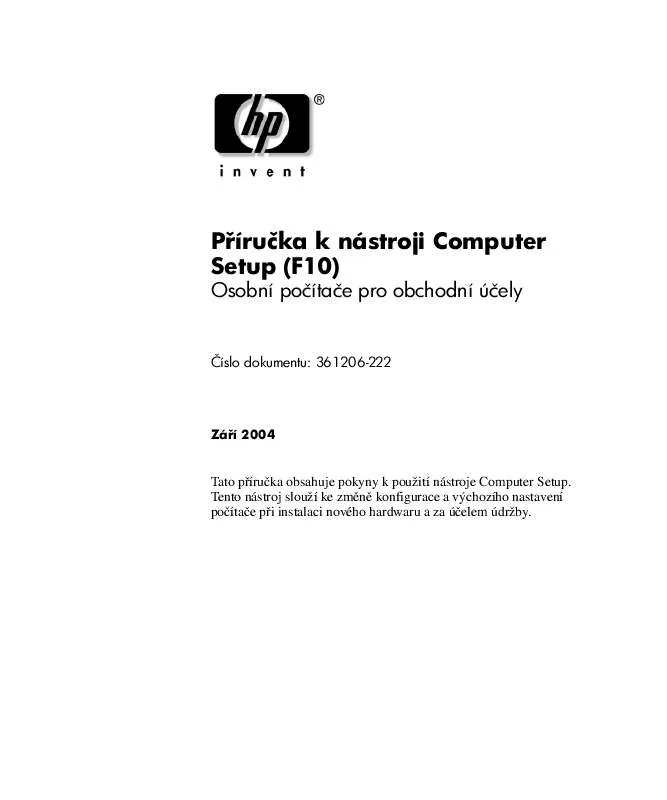 Mode d'emploi HP COMPAQ EVO D310V MICROTOWER