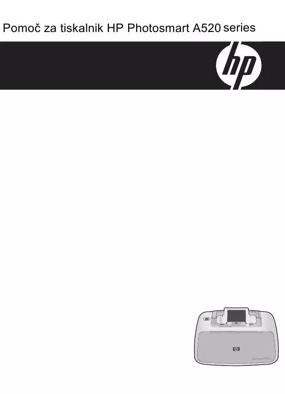 Mode d'emploi HP PHOTOSMART A520