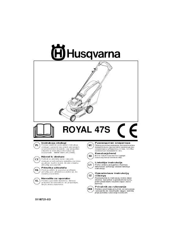 Mode d'emploi HUSQVARNA ROYAL 47 S