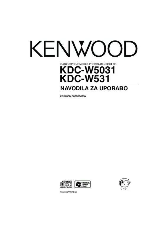 Mode d'emploi KENWOOD KDC-W531