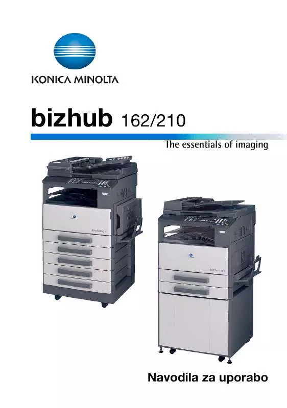 Mode d'emploi KONICA MINOLTA BIZHUB 162