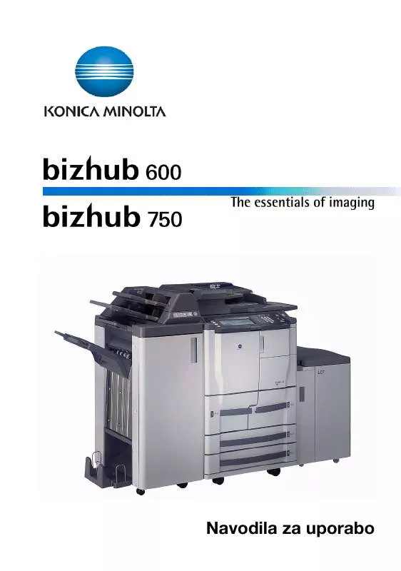 Mode d'emploi KONICA MINOLTA BIZHUB 600