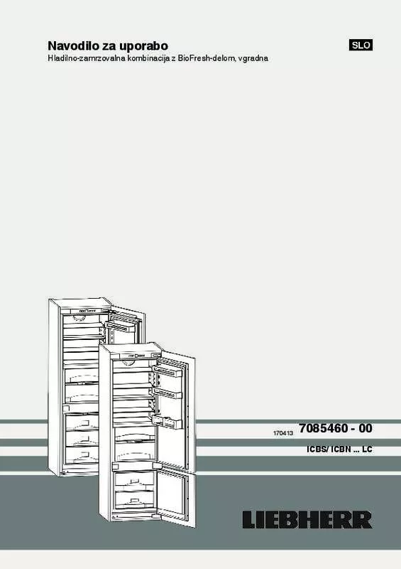 Mode d'emploi LIEBHERR ICBN 3314 COMFORT BIOFRESH NOFROST