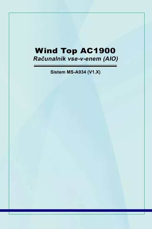 Mode d'emploi MSI WIND TOP AC1900