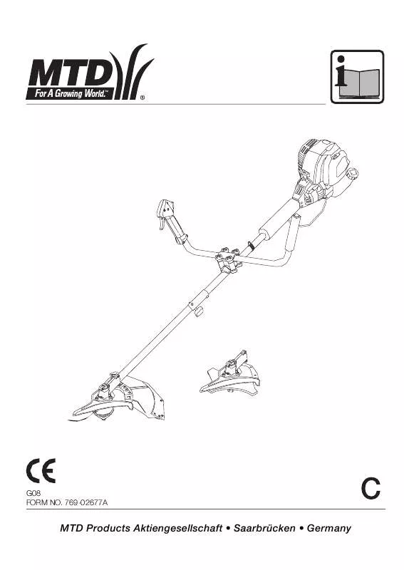 Mode d'emploi MTD 4-STROKE TRIMMER 990