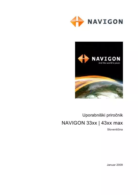 Mode d'emploi NAVIGON 3300