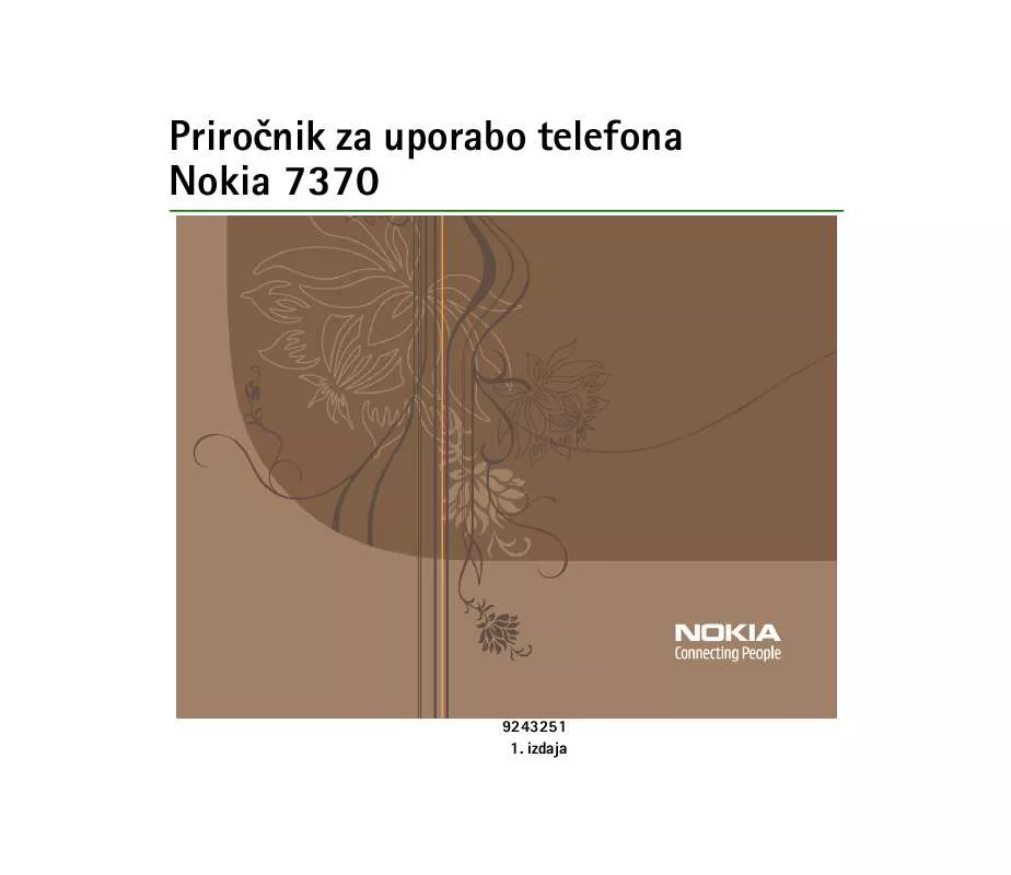 Mode d'emploi NOKIA 7370