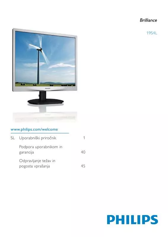 Mode d'emploi PHILIPS 19S4LCS
