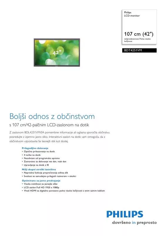 Mode d'emploi PHILIPS BDT4251VM