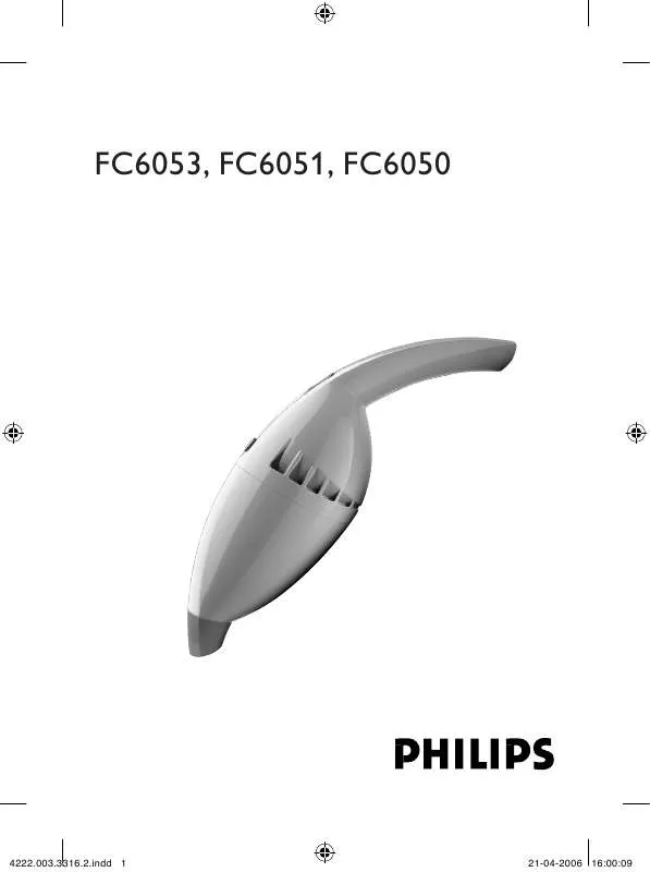 Mode d'emploi PHILIPS FC6051