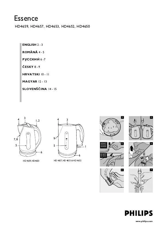 Mode d'emploi PHILIPS HD4657