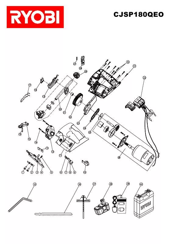 Mode d'emploi RYOBI CJSP180QEO