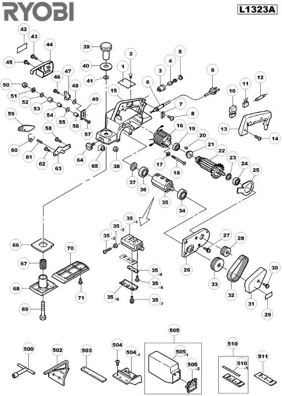 Mode d'emploi RYOBI L1323A