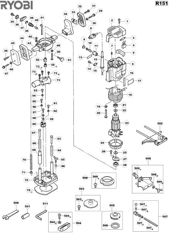 Mode d'emploi RYOBI R151