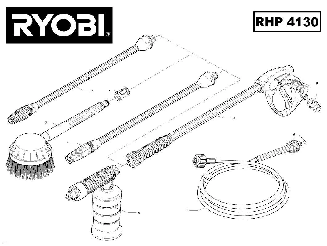 Mode d'emploi RYOBI RHP 4130