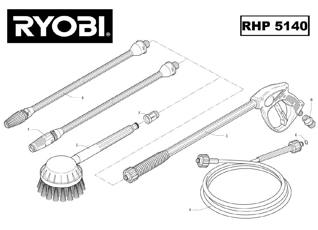 Mode d'emploi RYOBI RHP 5140