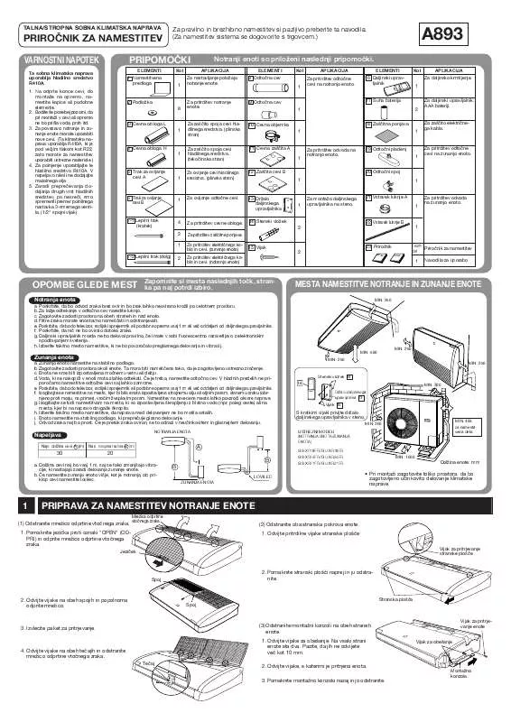 Mode d'emploi SHARP GS-GU-XR18FR