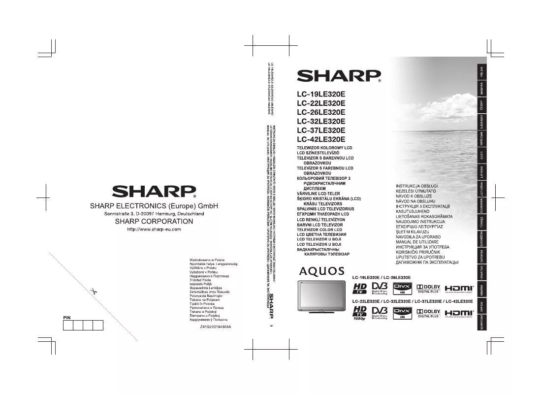 Mode d'emploi SHARP LC-22