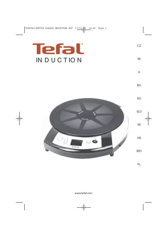 Mode d'emploi TEFAL INDUKCIOS